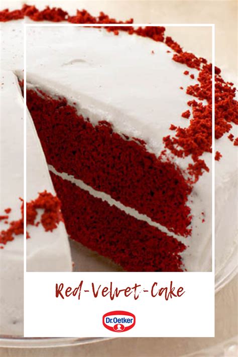 Red Velvet Cake Rezept Dr Oetker Rezept Kuchen Und Torten