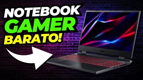 TOP 5 MELHORES Notebooks Gamer MAIS BARATOS Para Jogos Estudar E