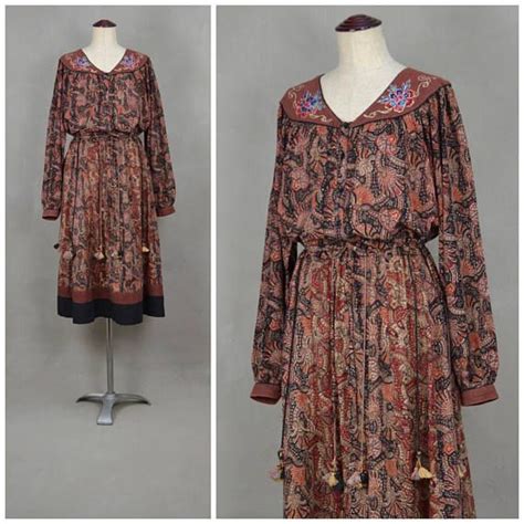 Vintage Dress S Phool Hippie Dress Indian Style Vintage Dresses