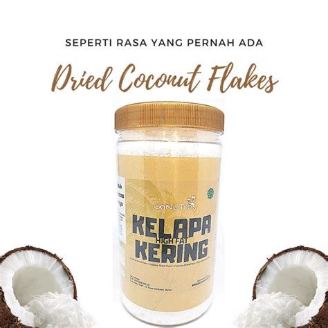 Dried Coconut Flakes Kelapa Parut Kering Gr Boourac Marketplace