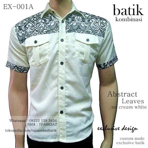 Detail Kombinasi Batik Dan Polos Pria Koleksi Nomer 20