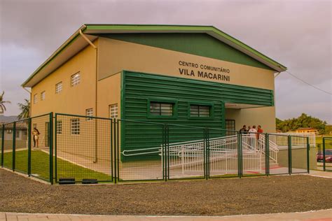 O Que É Um Centro Comunitário - Novo Centro Comunitário Vila Macarini é entregue | TN Sul | Portal de ...