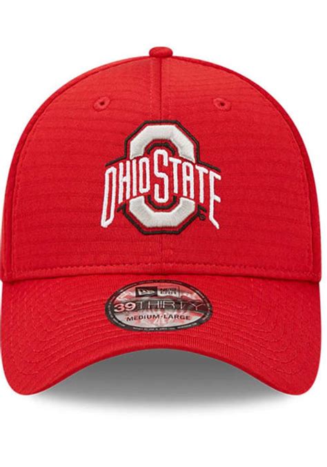 Ohio State Buckeyes Essential 39thirty Red New Era Flex Hat