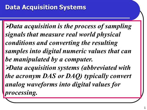 Data Acquisition Systems Types Uses Features And Off