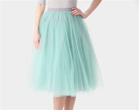 Mint Tulle Skirt Carrie Bradshaw Inspired Tutu Sex And The Etsy