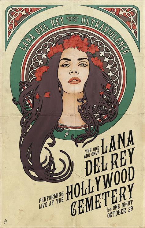 Nfr Vintage Music Posters Lana Del Rey Vintage Posters