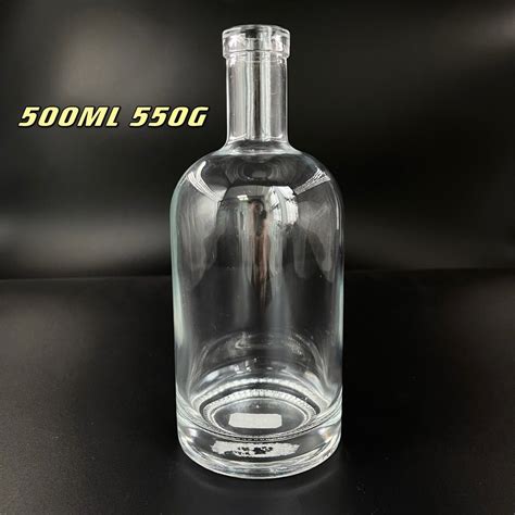 500ml Round Wholesale Spirits Glass Bottle Liquor Bottle For Vodka Gin China Bottle And Glass