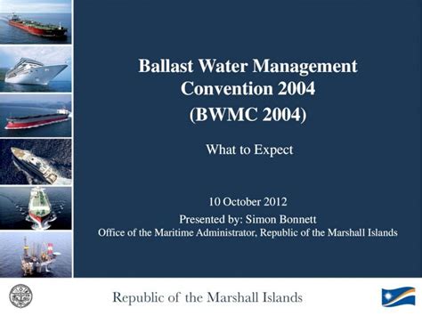 PDF Ballast Water Management Convention 2004 BWMC 2004 The