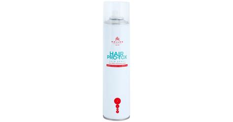 Kallos Hair Pro Tox laque pour cheveux secs et abîmés notino be