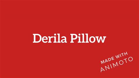 Derila Pillow Reviews Price To Buy Shocking Scam Exposed On Vimeo