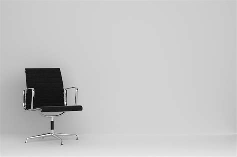 Premium Photo Empty Chair Against White Background