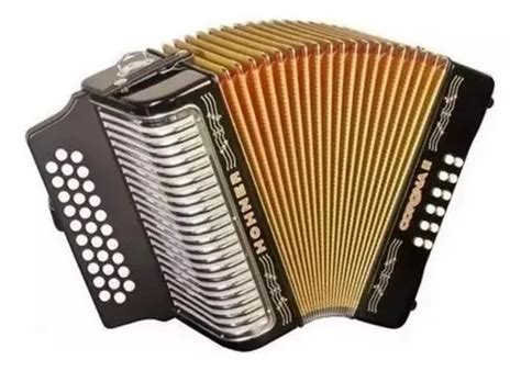 Hohner Corona Ii A56411 Acordeón Tono Fa 31 Botones 12 Bajos Meses