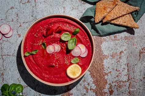 Rote Beete Hummus Lecker Einfach Veganwonda