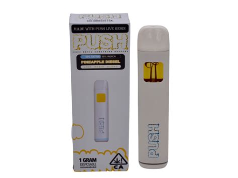 Online Wholesale Newest 1g Push Rechargeable Premium Live Resin Disposable