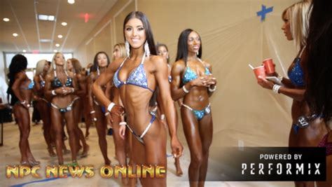 Npc Universe Women S Bikini Backstage Pt Prejudging Backstage