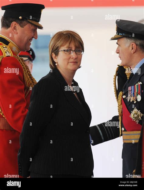 Home Secretary Jacqui Smith Attends The Ceremonial Arrival Of The