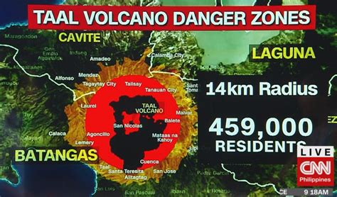 Latest Updates Of Phivolcs Bulletin On Taal Volcano January 22 2020