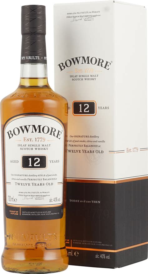 Bowmore Islay Single Malt Whisky 12 Jahre 07 Liter I