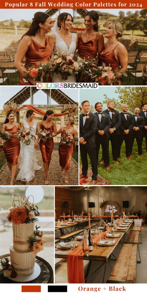 Popular Fall Wedding Color Palettes For Colorsbridesmaid