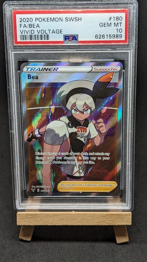 Bea Sword Shield Vivid Voltage Holo Full Art Psa