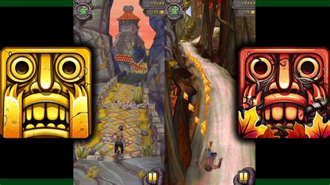 Temple Run 2 Sky Summit Vs Temple Run 2 Jungle Fall YouTube