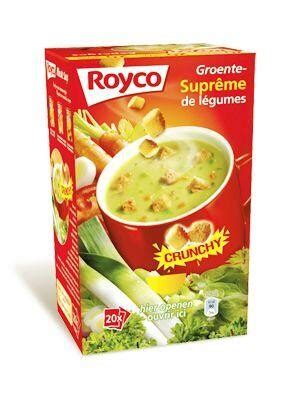 Royco Minute Soup groentensuprème 20st Crunchy Online Kopen Nevejan