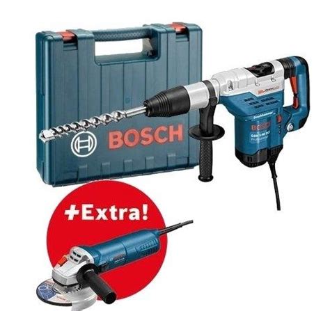 Bosch atskėlimo plaktukas GBH 5 40 DCE lagamine kampinis šlifuoklis