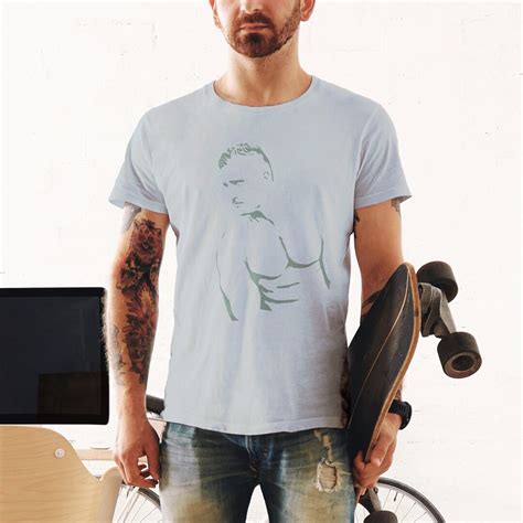 Masculine Muscle Daddy Gay Male Beauty Shirt Gift Etsy