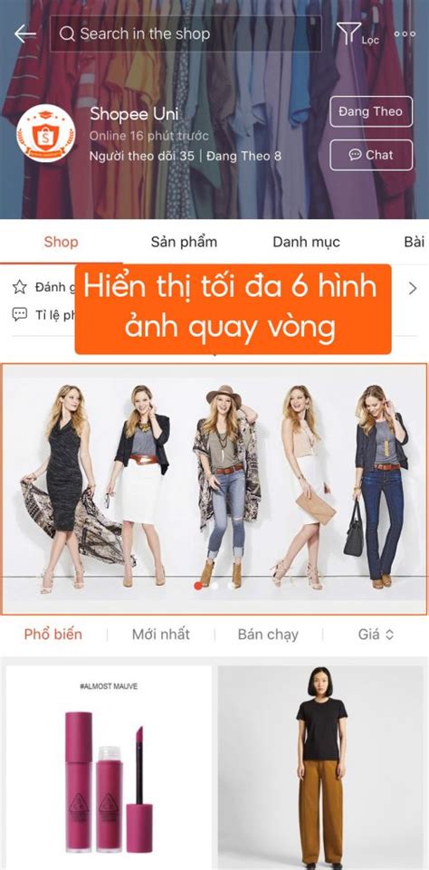 Top 50 mẫu trang trí shopee đẹp nhất