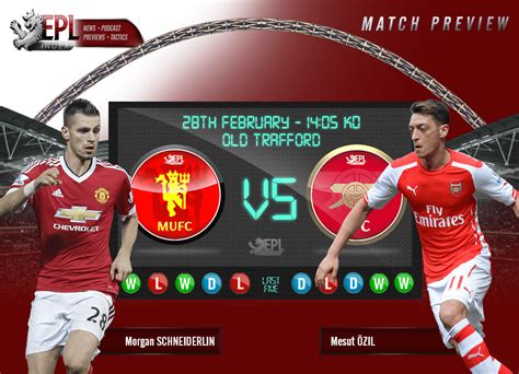 Manchester United Vs Arsenal Preview Team News Stats Key Men