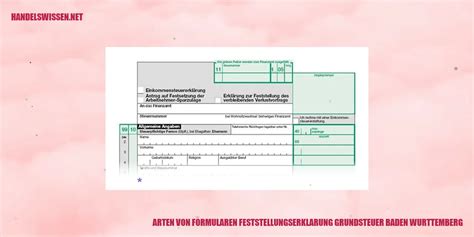 Feststellungserklarung Grundsteuer Baden Wurttemberg Maximieren Sie