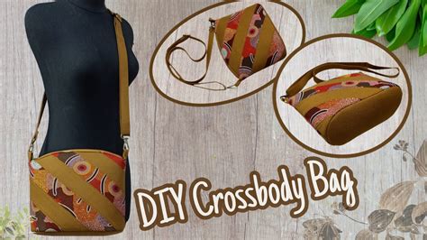 Diy Crossbody Bag Tutorial And Sewing Crossbody Bag Pattern Youtube