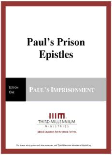 Paul S Prison Epistles Lesson Pdf