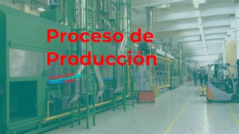 Proceso De Producción Etapas Y Factores