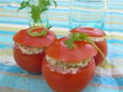 Tomates Farcies à la Ricotta Roquette et Tomates Séchées Recette par