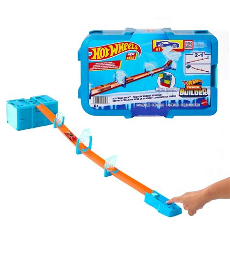 Track Builder Pack Choque De Hielo Hkx Hot Wheels Juguetes