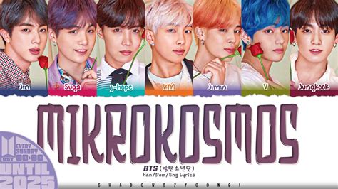 Bts Mikrokosmos Lyrics Color Coded Han Rom Eng