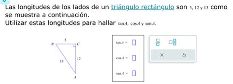 Solved Las longitudes de los lados de un triángulo rectángulo son 5