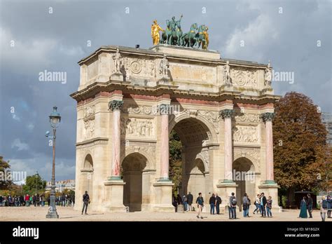 France Arc De Triomphe Triomphe Du Carrousel Banque De Photographies Et