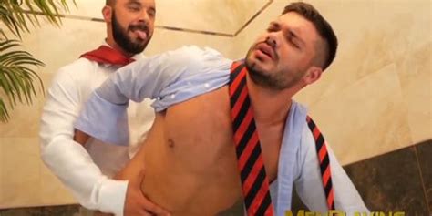 MEN PLAYING Big Dick Alexander Muller Fucks Work Buddy After Hot Rimming Logan Moore