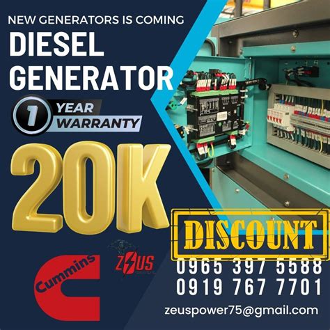 Diesel Generator Silent Typeopen Type Cummins Isuzu 15kva 35kva