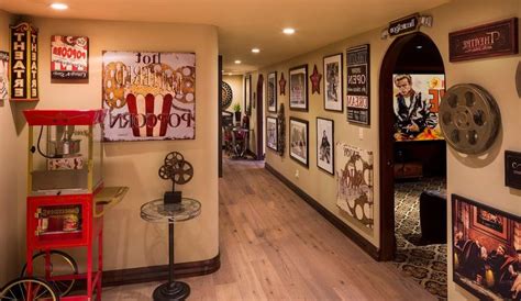 Movie Themed Room Hall Eclectic With Themed Decorative Objects And