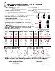 Fire Extinguishers Mp Dc Ht Series Submittal And Detail Course Hero