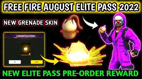 New Elite Pass Pre Order In Free Fire New Elite Pass Pre Order Reward Free Fire Elite Pass