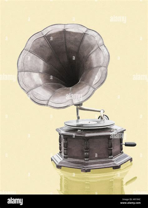 Vintage Gramophone Stock Photo - Alamy