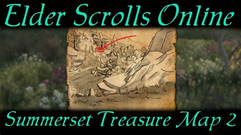 Summerset Treasure Map 2 Elder Scrolls Online ESO YouTube