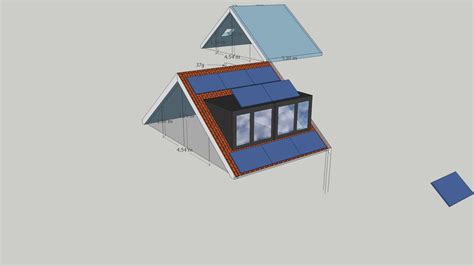 Sloped Roof 37 Degrees 3d Warehouse