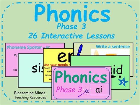 Phonics Phases 3 To 5 Lesson Bundle 81 Interactive Lessons Teaching