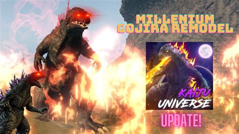 Godzilla Millenium Remodel Kaiju Universe Youtube