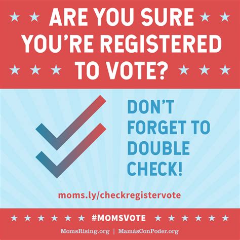 You Re Smart Not Paranoid To Check Your Voter Registration Momsrising